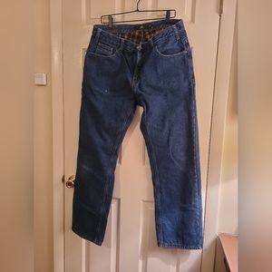 Flannel lined Carpenter Jeans